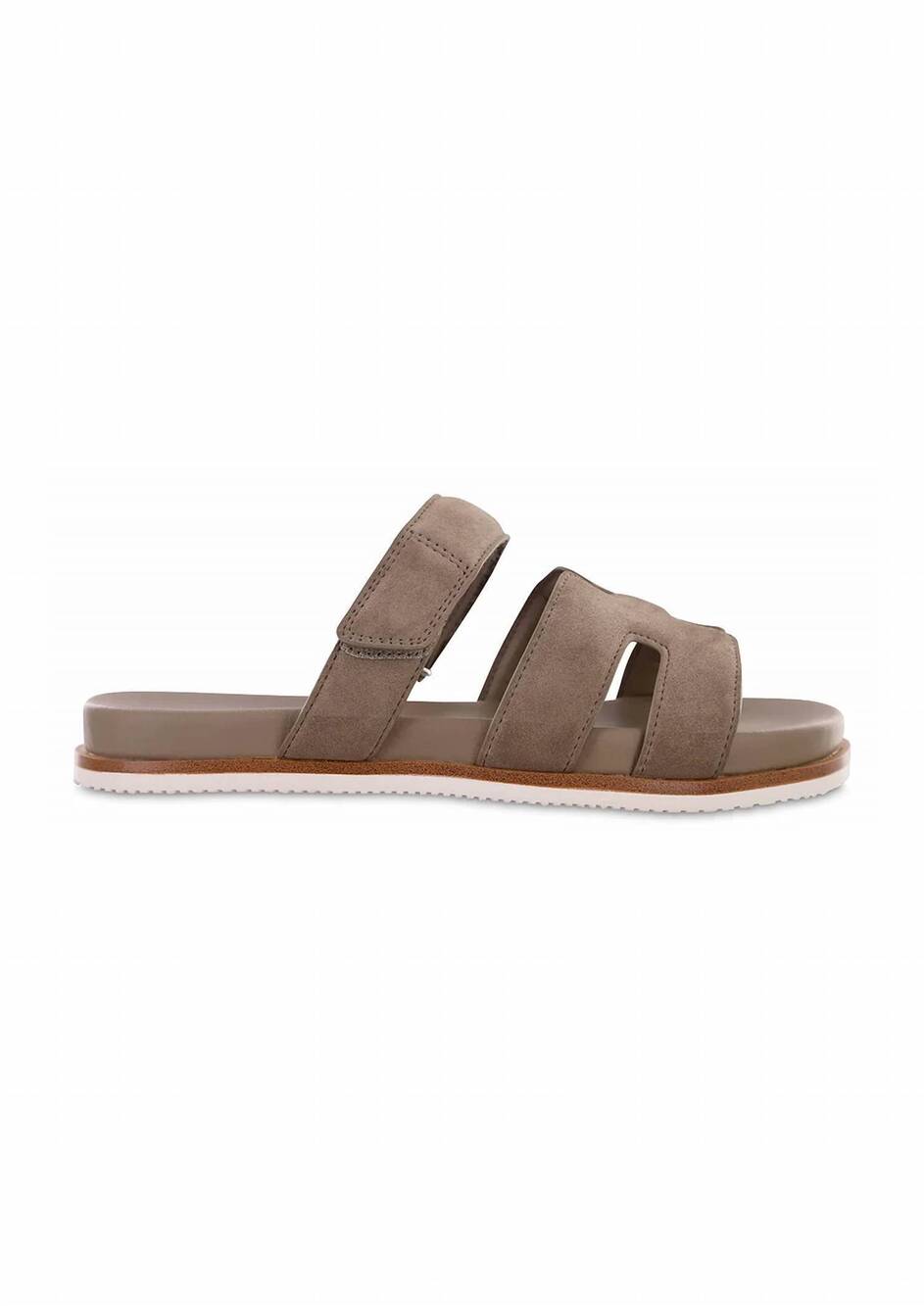NEW MIA SHOES women's vanessa velcro sandals in taupe